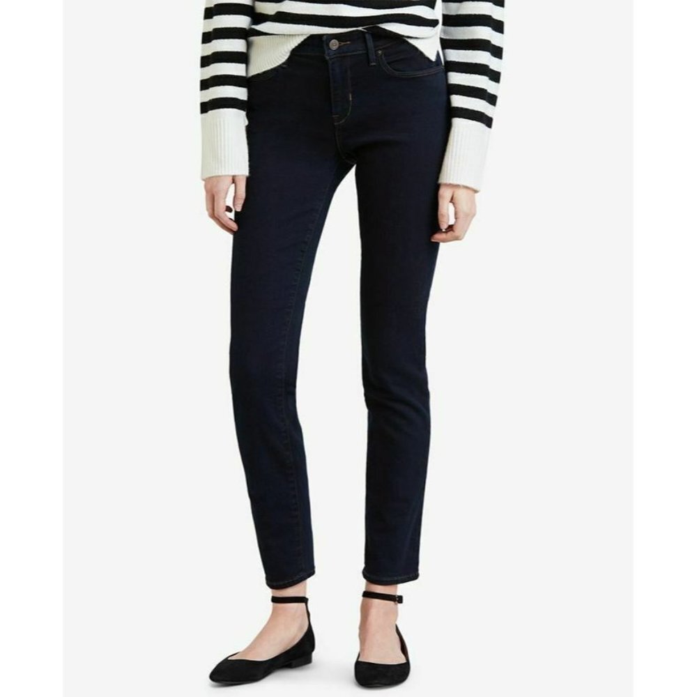 Levi's Women's Classic Mid Rise Black Skinny Jeans‎ 10M/30 NWT